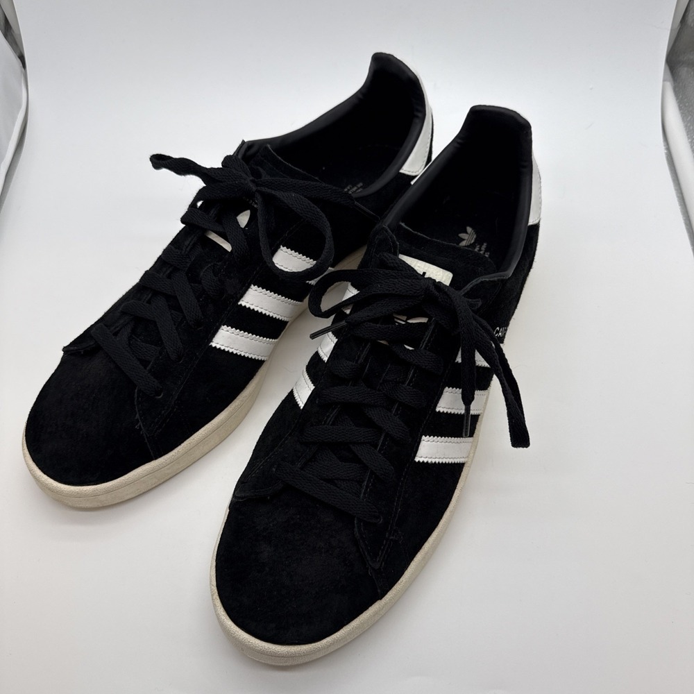 Adidas x Campus Black White Suede BZ0084 (2017) Mens SZ 13 Sneakers Skateboarder